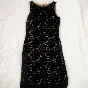 Beautiful Black Lace Sheath Dress